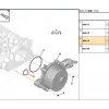 PSA 455618 | Vakum Pompa Contası P206 C3 Fiesta Skt Kutu İçinde 02-08