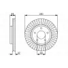 BOSCH 0986479A28 | Ön Fren Diski Nissan Juke 10-28