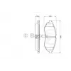 BOSCH 0986424818 | Ön Fren Balatası Chevrolet Kalos Aveo 03-11
