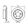 Kia Sorento Arka Fren Diski Takım 2002-2006 - BOSCH 0986479232