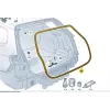 Volkswagen Passat B8 Kasa Bagaj Kapak Fitili - VAG ORJINAL 3G9827705C