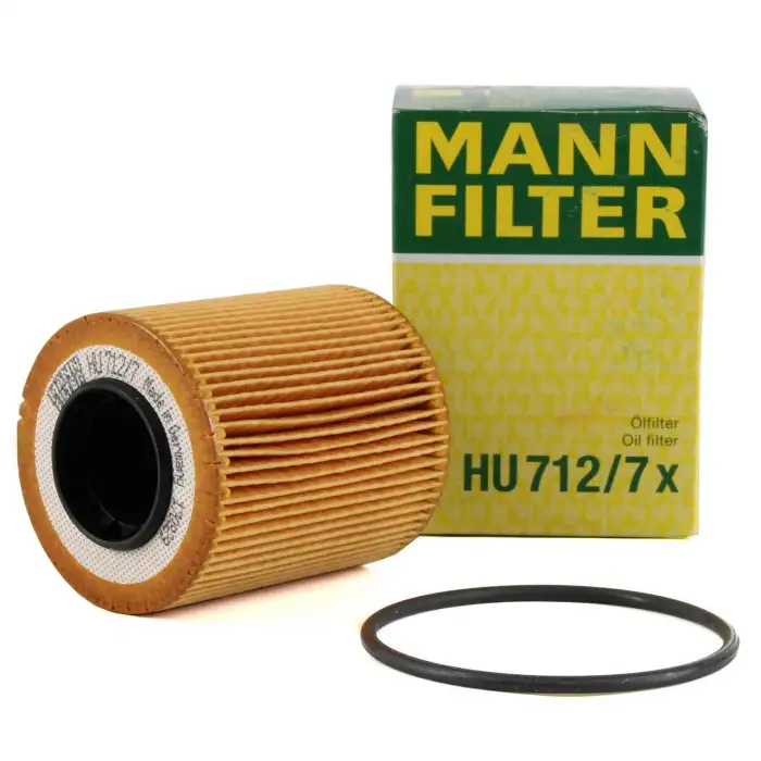 MANN-FILTER HU712.7X Yağ Filtresi Fiat Doblo Linea Fiorino 1.3 Multijet Opel Astra H Corsa C 1.3 CDTI Ortası Çıkıntılı