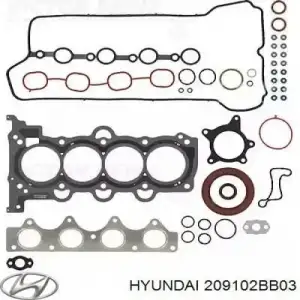 Hyundai Kia 1.6 GDI G4FD Çelik Silindir Kapak Conta Takımı 20910-2BB03