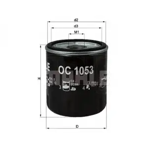 MAHLE MAH.OC1053 YAĞ FİLTRESİ