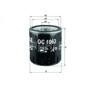 MAHLE MAH.OC1063 YAĞ FİLTRESİ