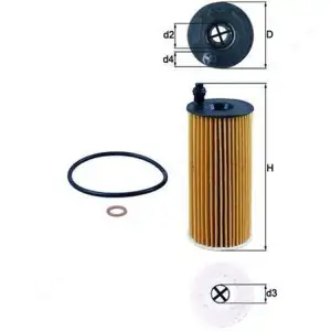 MAHLE MAH.OX404D YAĞ FİLTRESİ N47