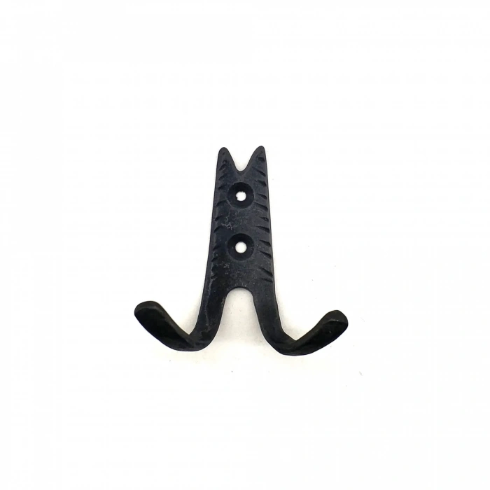 Antika Tarz Dekoratif Pirinç Kurt Askı - 75x70 Mm, Oksit