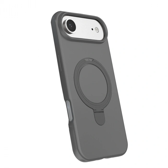 Apple İphone 17 Air Regal Magsafe Standlı Kapak - Titan Gri