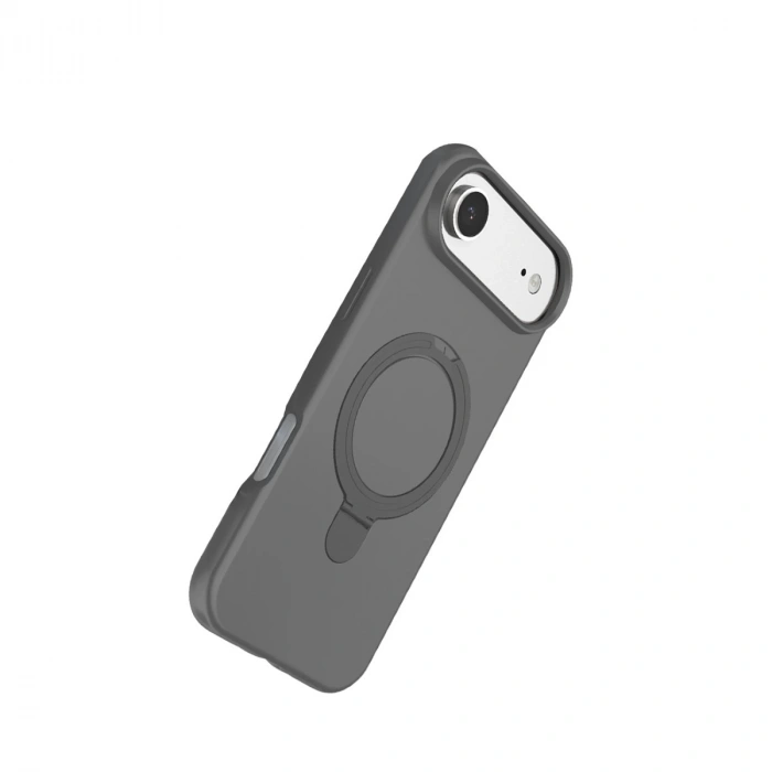 Apple İphone 17 Air Regal Magsafe Standlı Kapak - Titan Gri