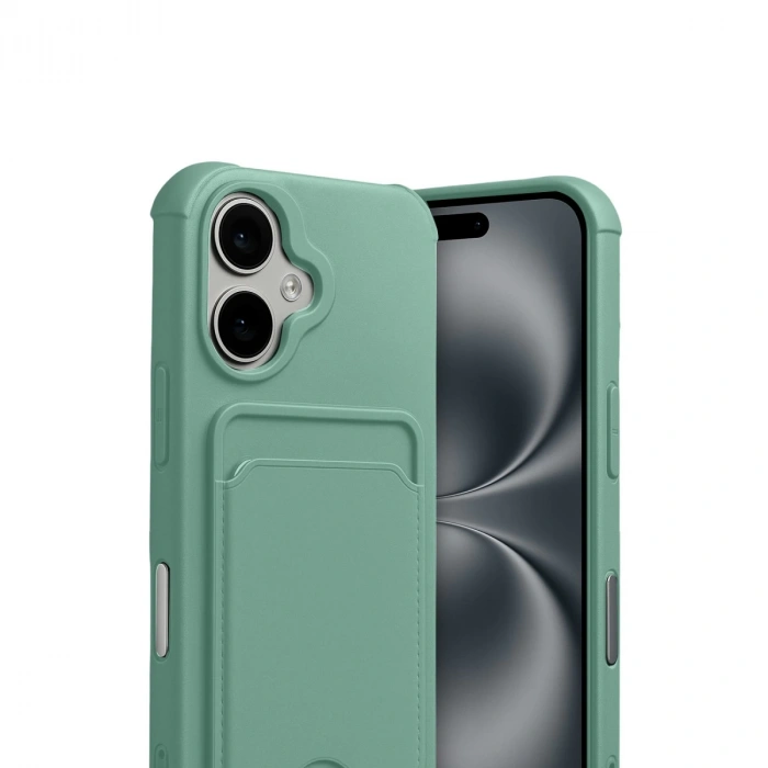 Apple İphone 17 Kelvin Kartvizitli Silikon - Açık Yeşil