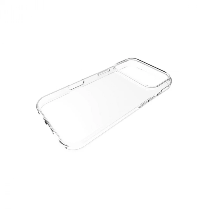 Apple İphone 17 Pro Lüx Şeffaf Silikon - Şeffaf