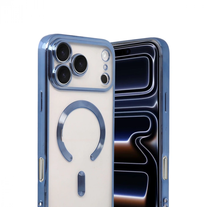 Apple İphone 17 Pro Max Kross Magneticsafe Kapak - Sierra Blue