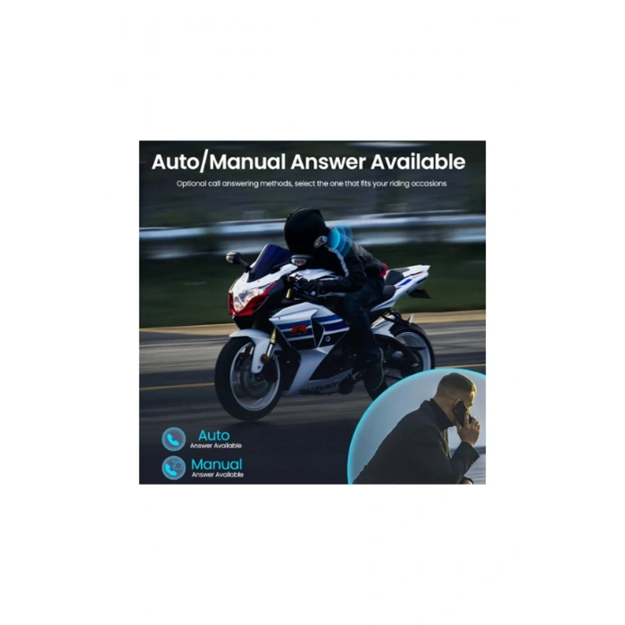 Bt35 Kask Kulaklık Bluetooth 5.0 Motosiklet Interkom Su Geçirmez Kablosuz Kulaklık