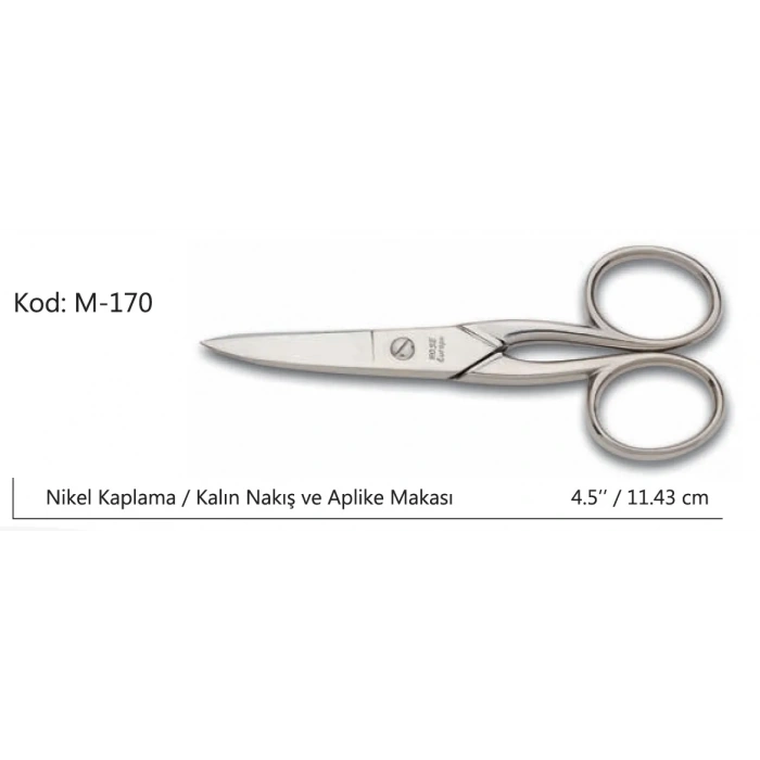 Europe Kalın Nakış Makası Süper Kalite No:4.5 11,43 Cm