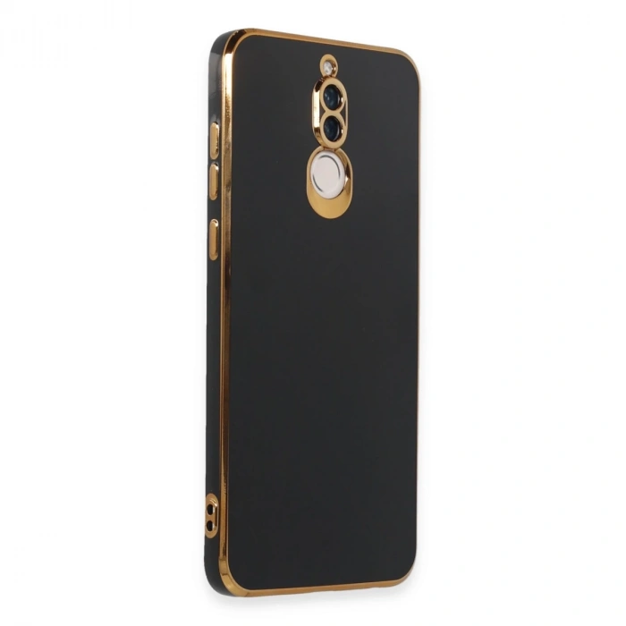 Huawei Mate 10 Lite Kılıf Volet Silikon - Siyah