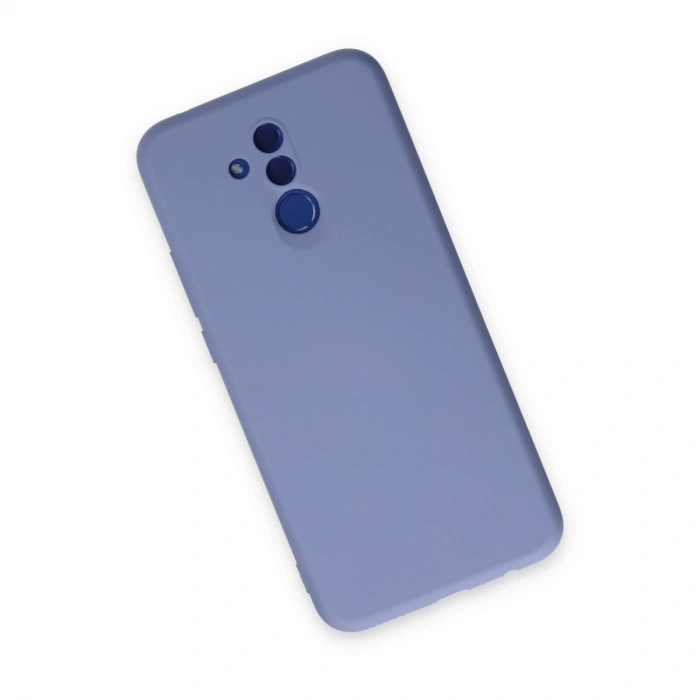 Huawei Mate 20 Lite Kılıf Nano İçi Kadife Silikon - Lila