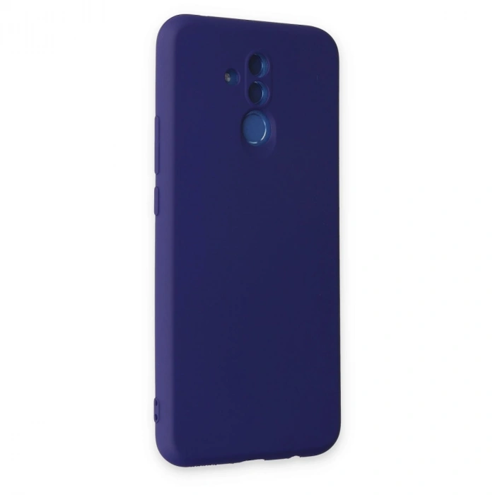 Huawei Mate 20 Lite Kılıf Nano İçi Kadife Silikon - Mor