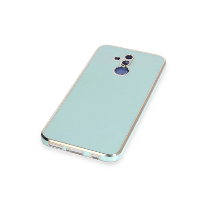 Huawei Mate 20 Lite Kılıf Volet Silikon - Açık Yeşil