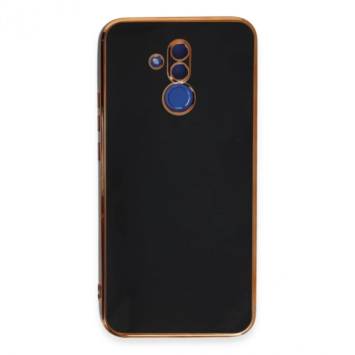 Huawei Mate 20 Lite Kılıf Volet Silikon - Siyah