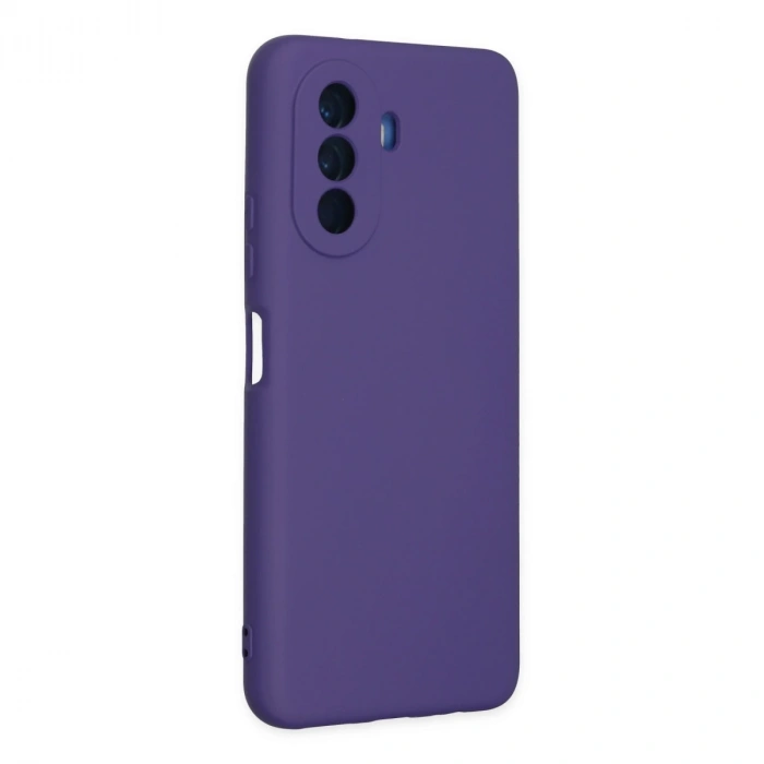 Huawei Nova Y70 Kılıf Nano İçi Kadife Silikon - Mor