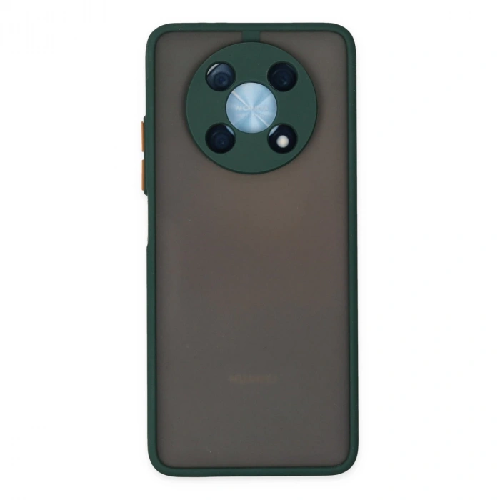 Huawei Nova Y90 Kılıf Montreal Silikon Kapak - Yeşil