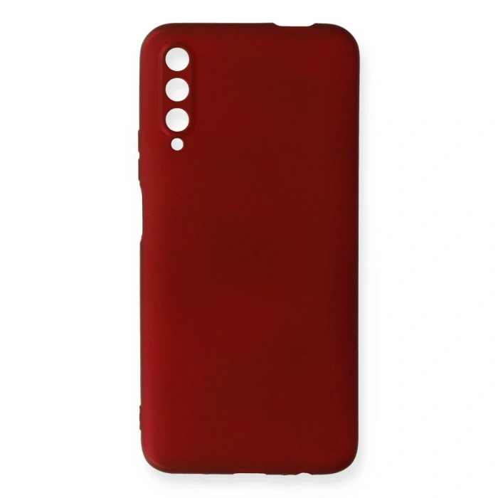 Huawei P Smart Pro / Y9s Kılıf First Silikon - Bordo