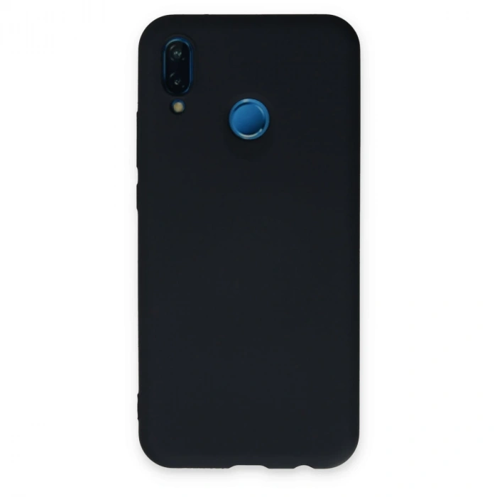 Huawei P20 Lite Kılıf Nano İçi Kadife Silikon - Lacivert