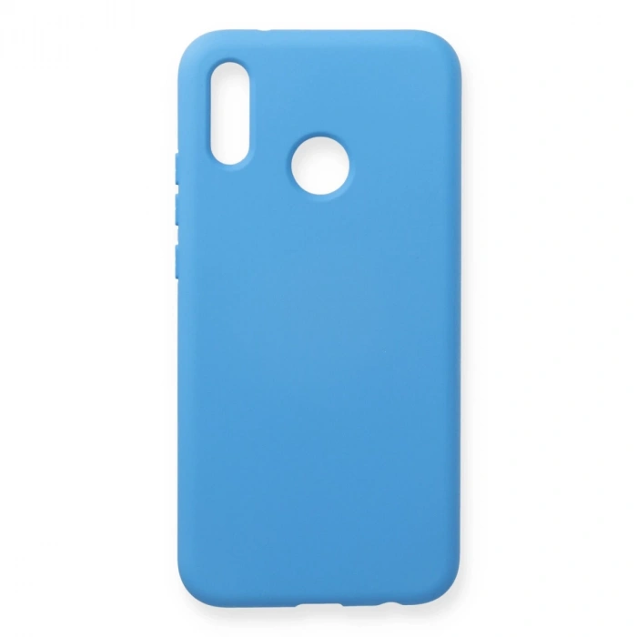 Huawei P20 Lite Kılıf Nano İçi Kadife Silikon - Mavi