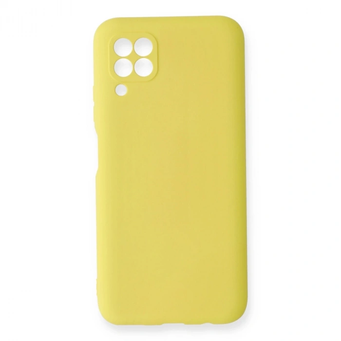 Huawei P40 Lite Kılıf Nano İçi Kadife Silikon - Sarı