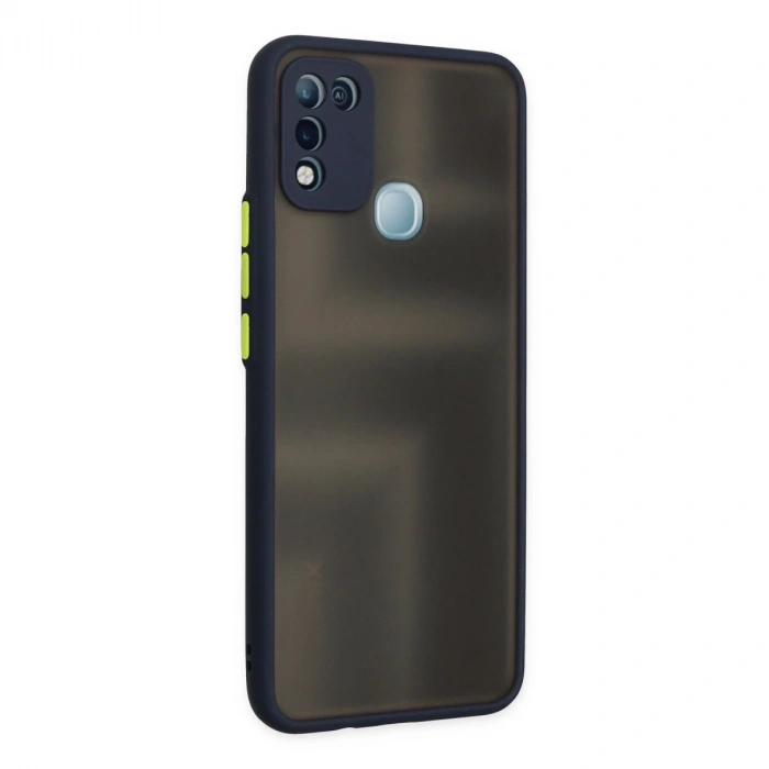 İnfinix Hot 10 Play Kılıf Montreal Silikon Kapak - Lacivert