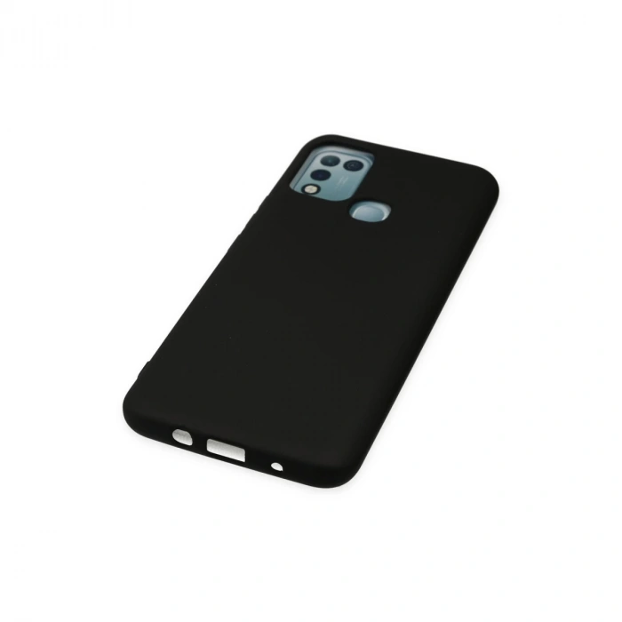 İnfinix Hot 10 Play Kılıf Nano İçi Kadife Silikon - Siyah