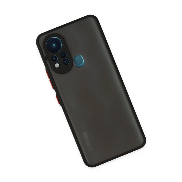 İnfinix Hot 11s Kılıf Montreal Silikon Kapak - Siyah