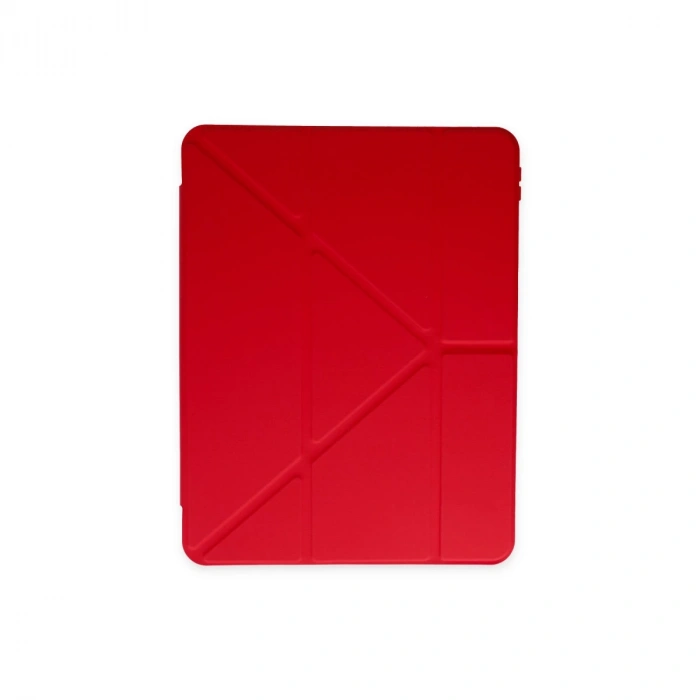 İpad 9.7 (2018) Kılıf Kalemlikli Mars Tablet Kılıfı - Kırmızı