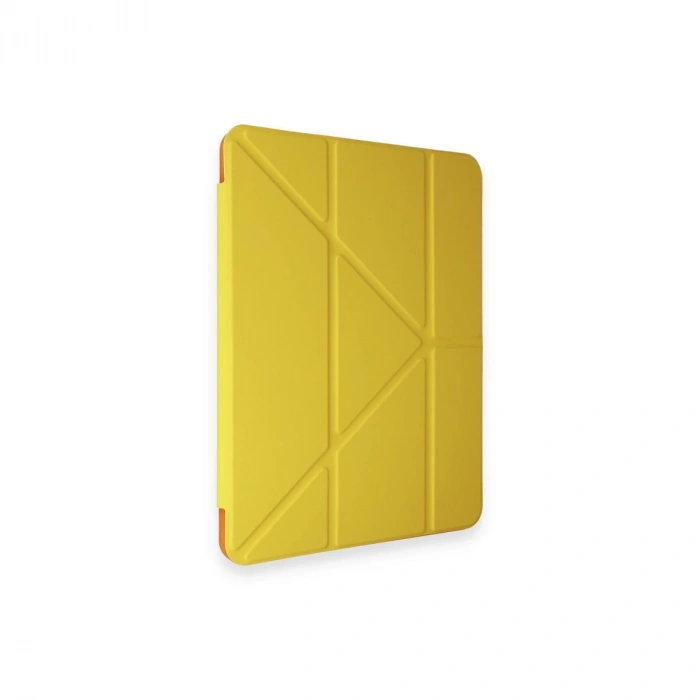 İpad Pro 11 (2018) Kılıf Kalemlikli Mars Tablet Kılıfı - Açık Sarı