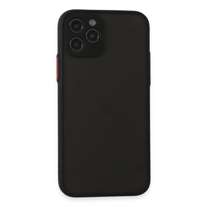 İphone 11 Pro Kılıf Montreal Silikon Kapak - Siyah