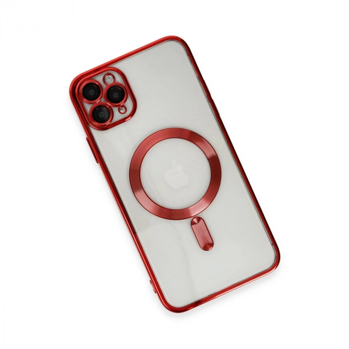 İphone 11 Pro Max Kılıf Kross Magneticsafe Kapak - Kırmızı