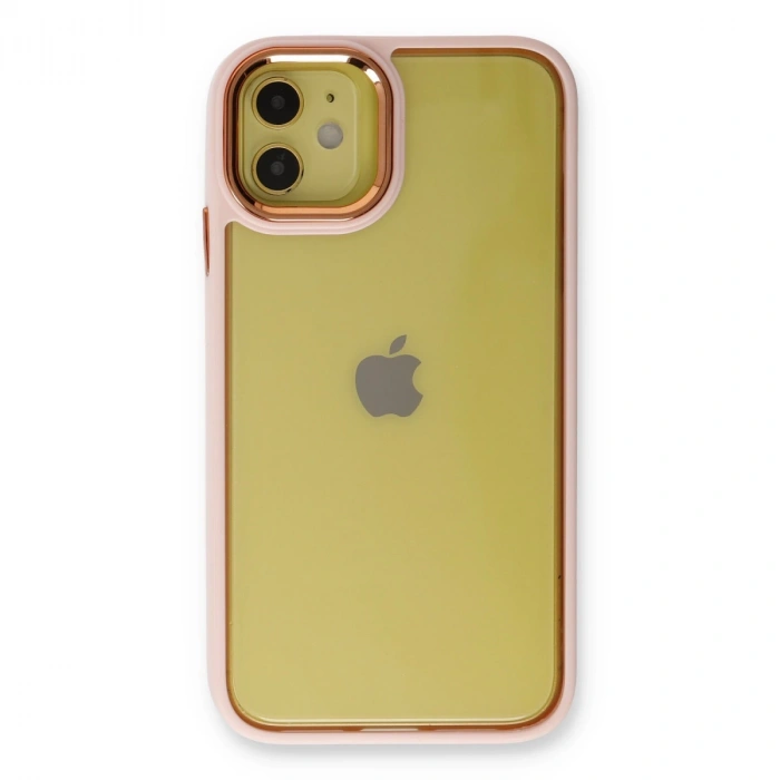 İphone 12 Kılıf Dora Kapak - Pudra