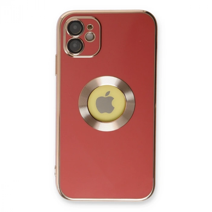 İphone 12 Kılıf Store Silikon - Kırmızı