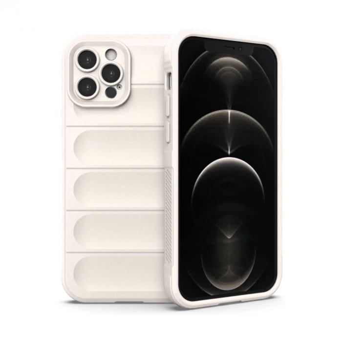 İphone 12 Pro Kılıf Optimum Silikon - Krem