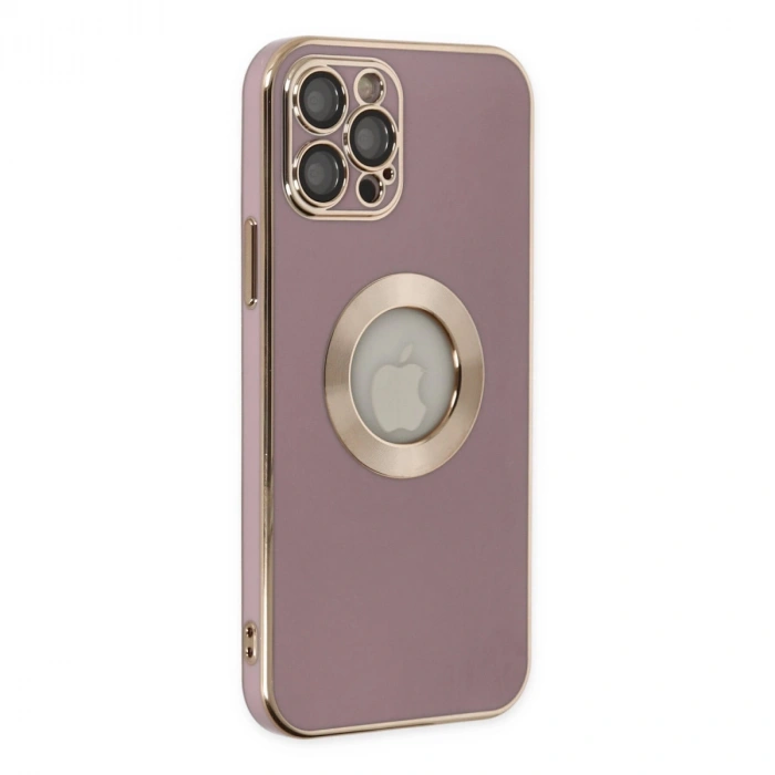 İphone 12 Pro Kılıf Store Silikon - Mor