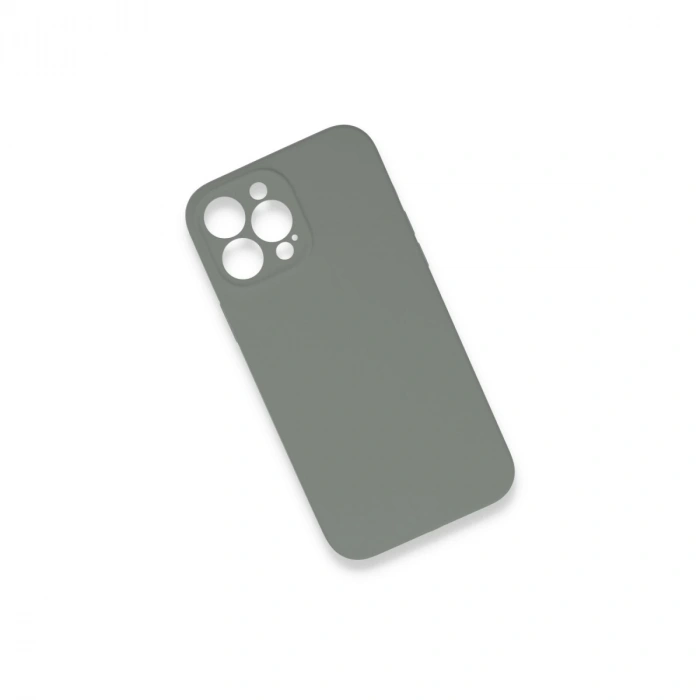 İphone 13 Pro Max Kılıf Lansman Legant Silikon - Gri