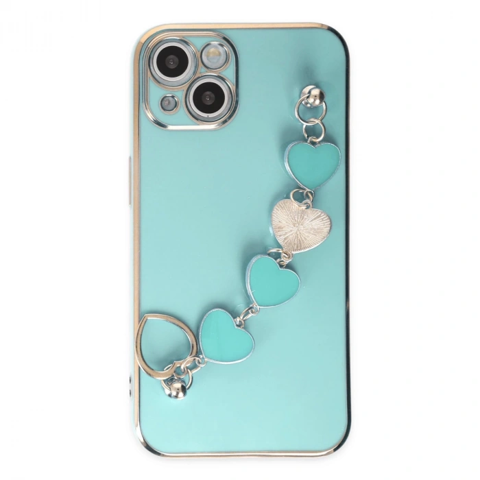 İphone 14 Kılıf Esila Silikon - Su Yeşili