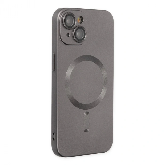İphone 14 Plus Kılıf Moshi Lens Magneticsafe Silikon - Füme