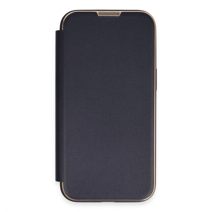 İphone 14 Pro Kılıf Dolpin Kapaklı - Lacivert