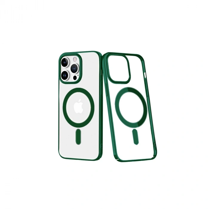 İphone 14 Pro Kılıf Element Magneticsafe Sert Kapak - Köknar Yeşili