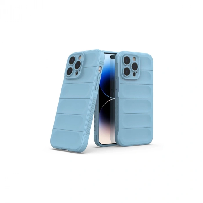 İphone 15 Pro Kılıf Optimum Silikon - Sky Blue