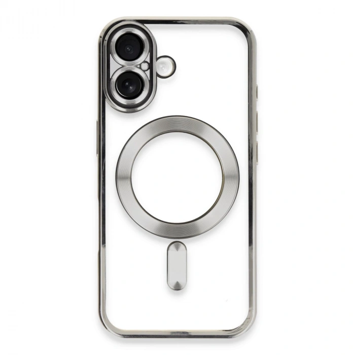 İphone 16 Kılıf Kross Magneticsafe Kapak - Gümüş