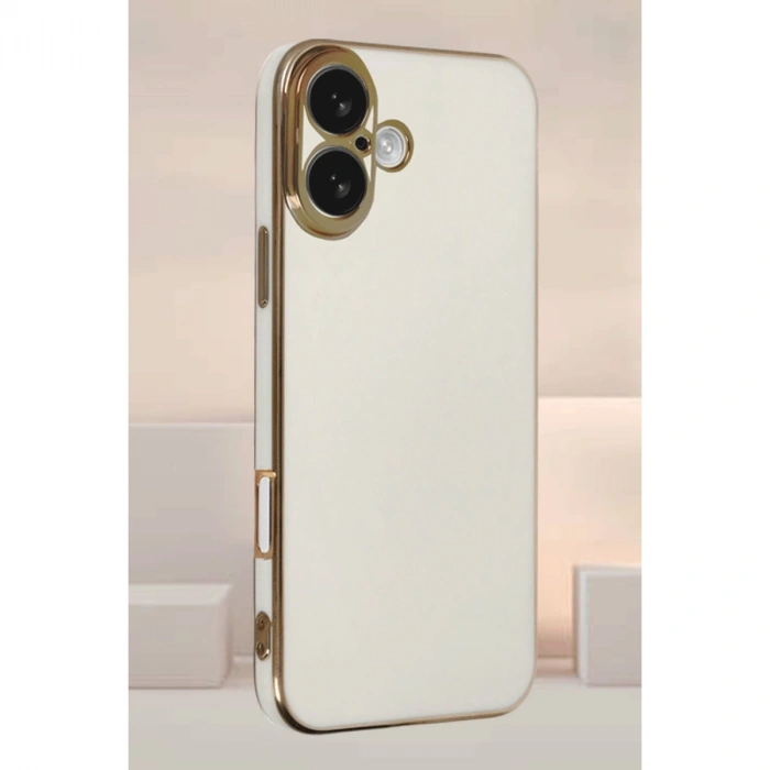 İphone 16 Kılıf Volet Silikon - Pembe