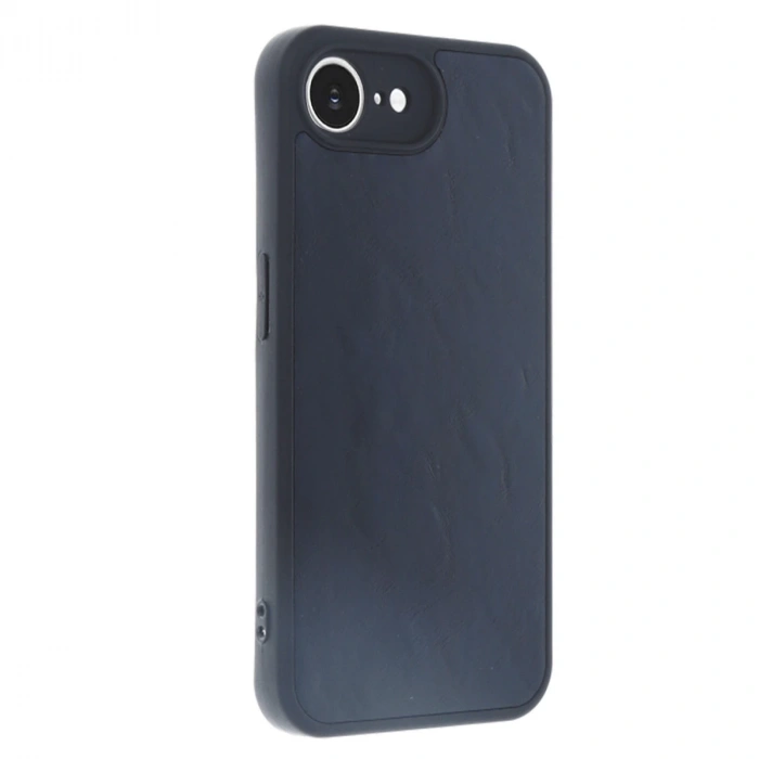 İphone 16e Kılıf Aras Deri Kapak - Lacivert