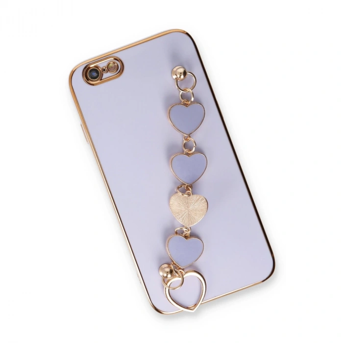 İphone 6 Kılıf Esila Silikon - Lila